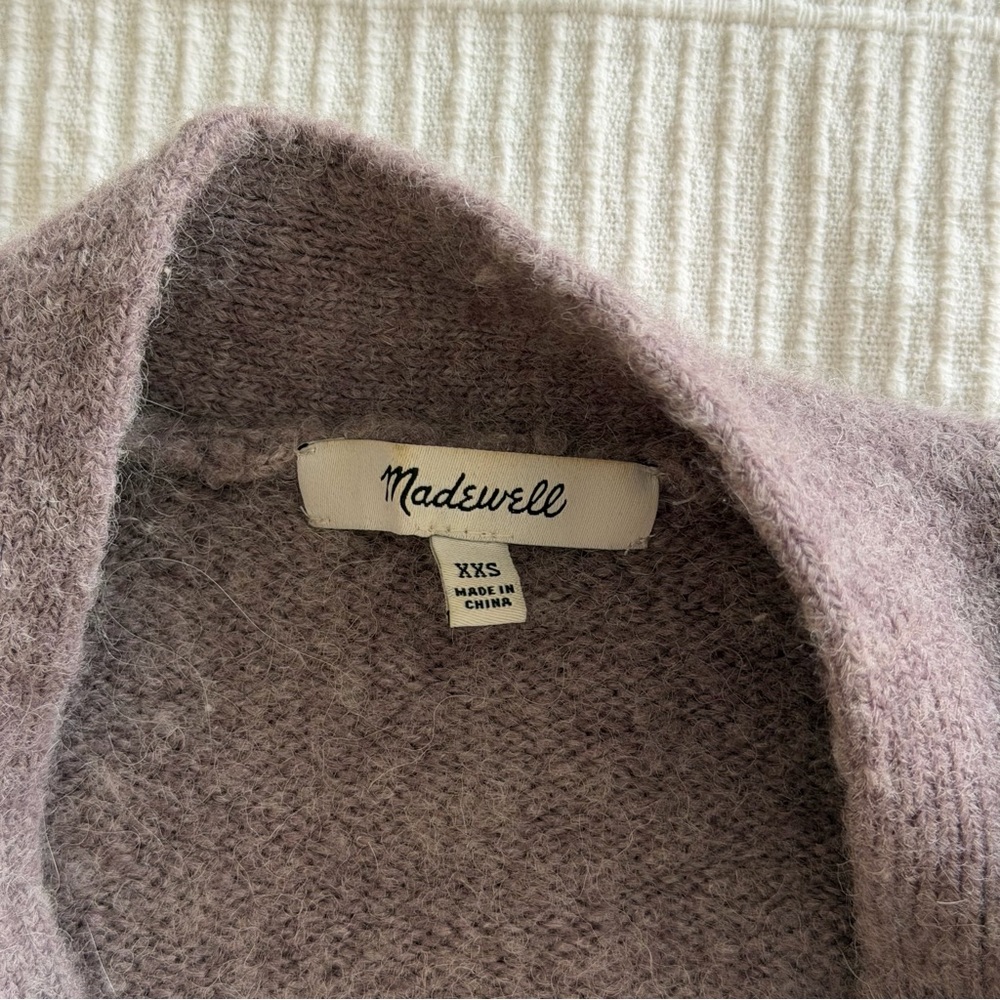 madewell lilac cardigan - Picture 2 of 3